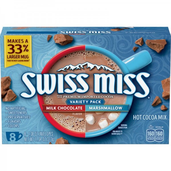 Swiss Miss Cocoa Variety Envelopes 8x1.38 oz Mhd12.01.2023