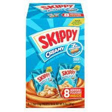 Skippy creamy 8 Pouches/ mhd 18.08.2022