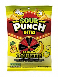 Sour Punch Banana Roulette 142g