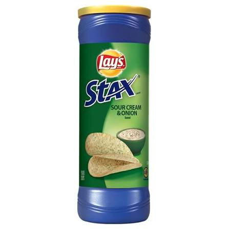 Lay's Stax Sour Cream & Onion 155,9g.