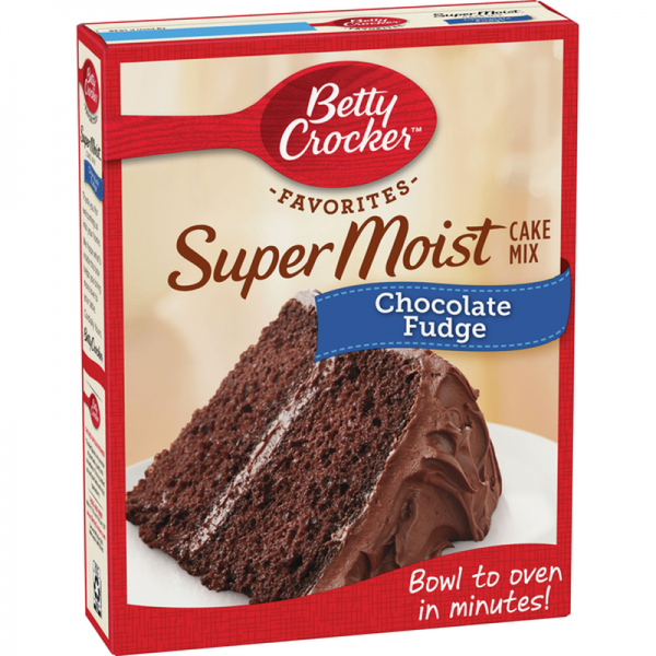 Betty Crocker Super Moist Chocolate Fudge Cake Mix 15.25 oz / MHD 23.08.2022