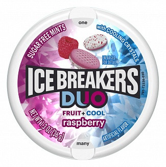 Ice Breakers Mints Duo Raspberry 36g