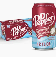 12xDr Pepper Coconut Cream 355ml