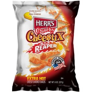 Herr's Crunchy Cheestix Carolina Reaper 227g - MHD 30.8.20265