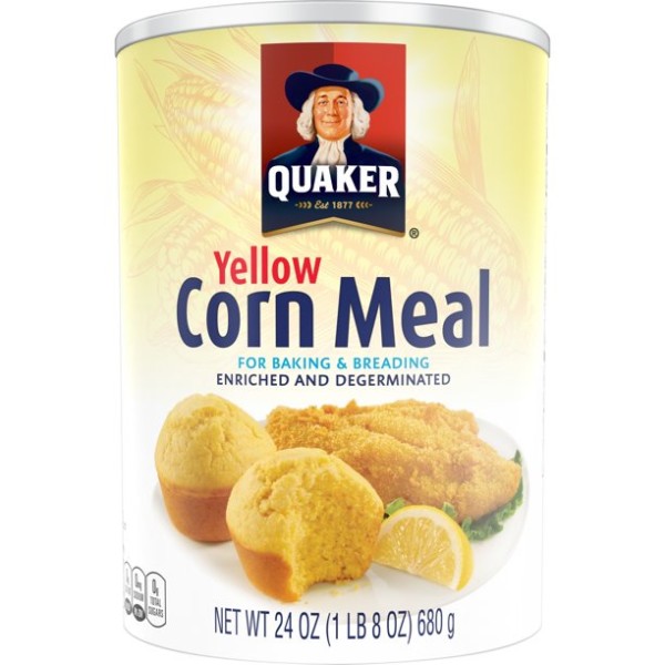 Quaker Yellow Corn Meal 680g MHD 19.06.2022