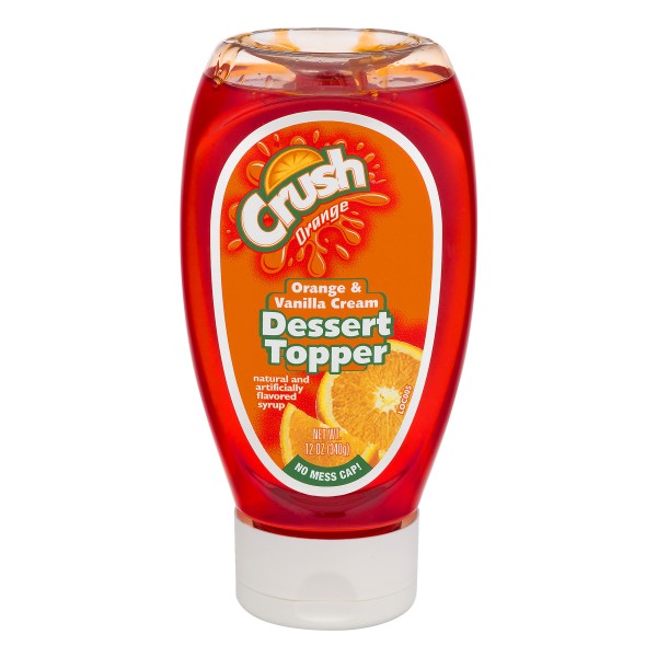 Crush Orange & Vanilla Cream Dessert Topper 340g MHD 21.12.23