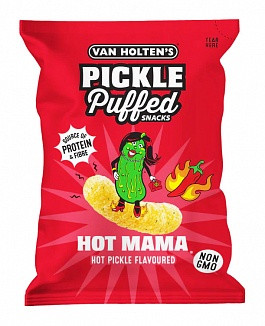 Van Holten's Pickle Puffed Snacks Hot Mama 50g