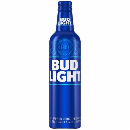 Bud Light Beer Aluminum Bottle 16 fl oz / mhd 10.9.22