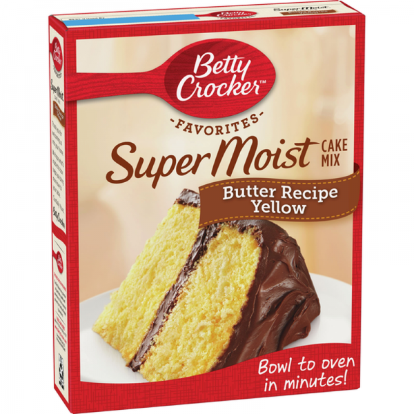Betty Crocker Cake Mix, Butter Recipe Yellow 15.25 oz / MHD 25.6.22