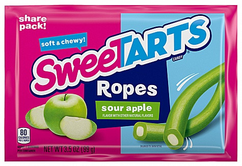 SweeTARTS Ropes Sour Apple Share Pack 99g