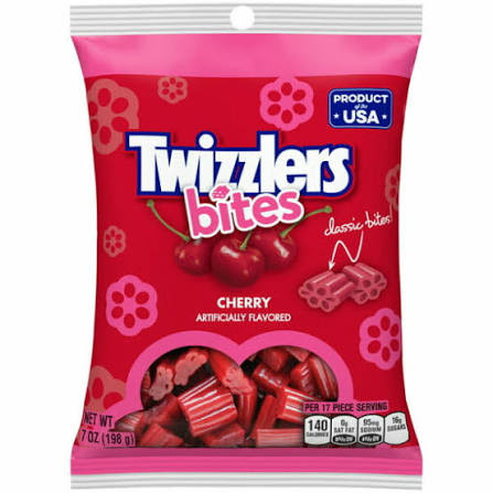 Twizzlers Cherry Classic Bites 198g