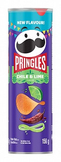 Pringles Chile & Lime (156g) – Scharf-saure Stapelchips