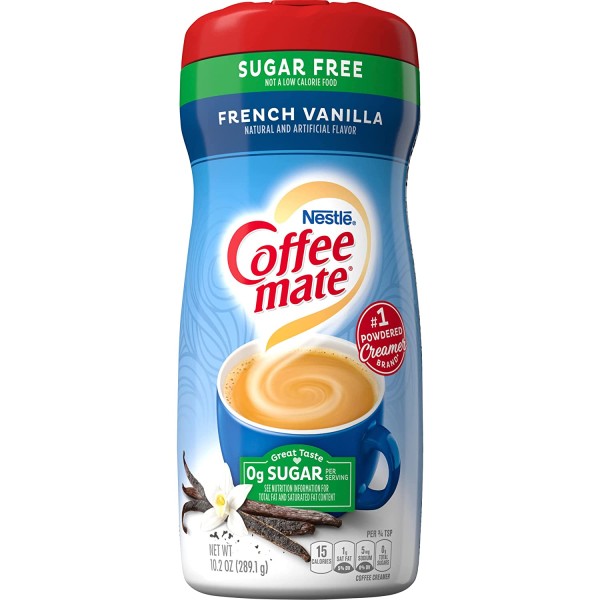 Nestle Coffee Mate French Vanilla Sugar Free 289g