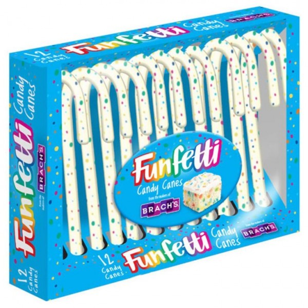 Christmas Brach's Funfetti Candy Canes 5.3oz / mhd 30.9.24