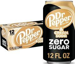 12xDr Pepper & Cream Soda Zero Sugar MHD 18.12.2025 überschritten