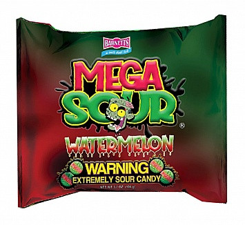 Barnetts Mega Sour Watermelon 104g