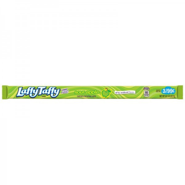 Laffy Taffy Sour Apple Sugar Candy 0.81 oz / mhd 28.02.2023