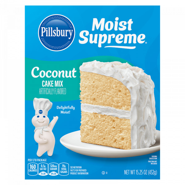 Pillsbury Moist Supreme Coconut Cake Mix - Pillsbury Baking