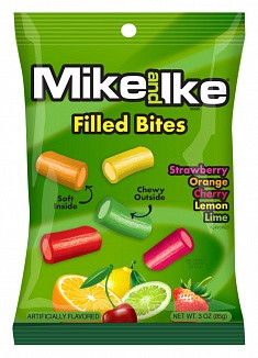 Mike and Ike Filled Bites Fruit 85g