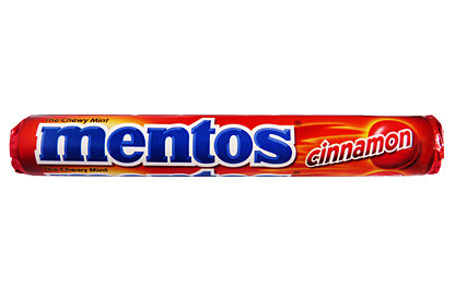 Mentos Cinnamon 38g, Fruchtige Bonbons mit Zimtgeschmack