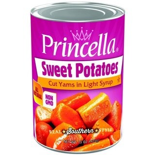Princella - Sweet Potatoes Cut Yams in Syrup / mhd 21.11.23