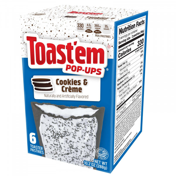 Toast'em Frosted Cookies N Creme 288g