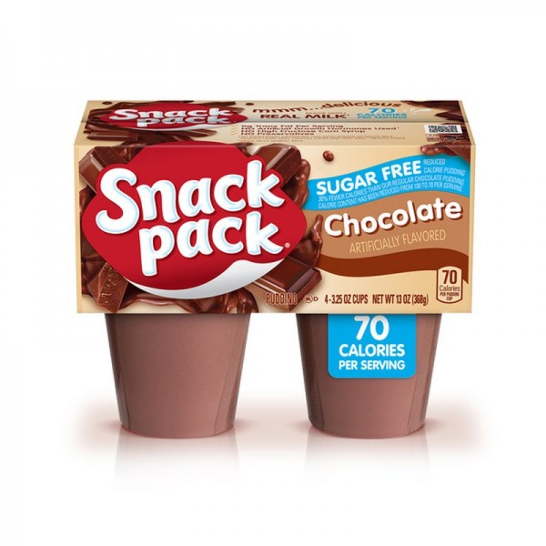 Snack Pack Pudding Sugar Free Chocolate 3.25 oz / mhd 02.2.22