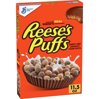 Reeses - Puffs -Cereals 11.5 oz / mhd 26.6.22