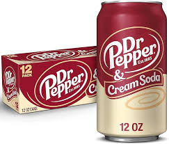 12x 355ml Dr Pepper Cream Soda 13.4.2026 überschritten
