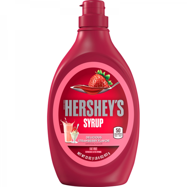 Hershey's Syrup Strawberry Flavor 22 oz, MHD 30.11.23