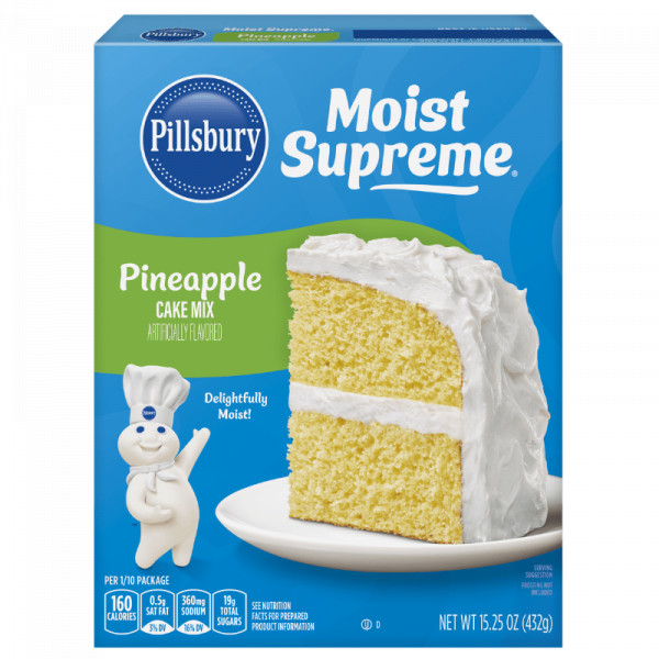 Pillsbury Moist Supreme Pineapple Cake Mix 432g
