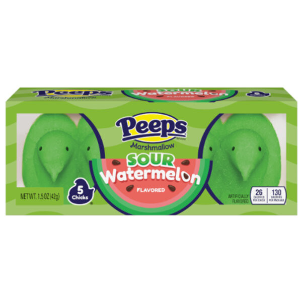 Peeps Sour Watermelon Marshmallow Chicks 85g – Wassermelonen Marshmallows