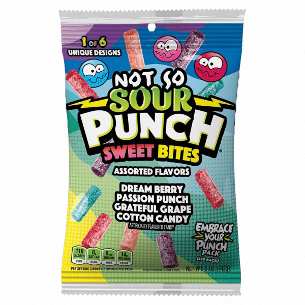 Sour Punch Not So Sour Sweet Bites 142g – Fruchtgummi aus den USA
