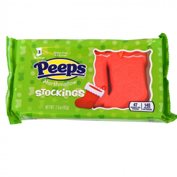 Christmas Peeps Marshmallow - Stockings 3 Pack / mhd 30.4.23
