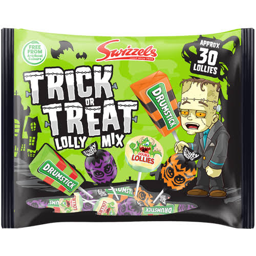 Swizzels Matlow Trick Or Treat Lolly Mix 330g