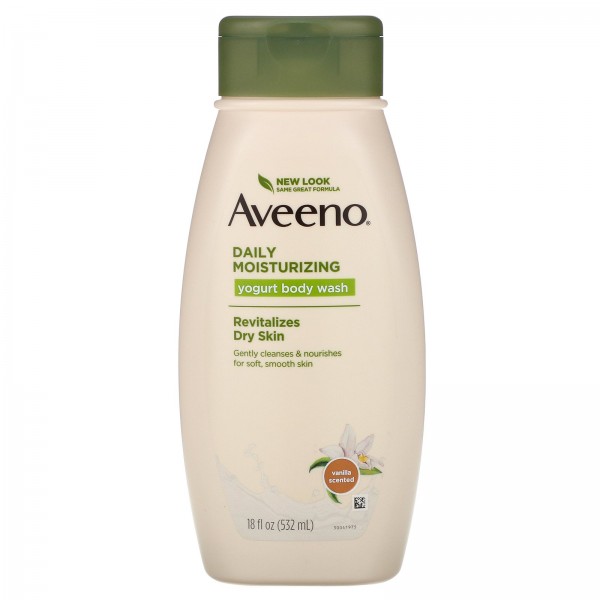 Aveeno Daily Moisturizing Yogurt Body Wash Vanilla Scented